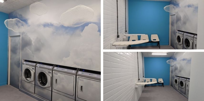 L’installation d’une laverie WASHiN dans une résidence étudiante baptisée « Le Nuage »