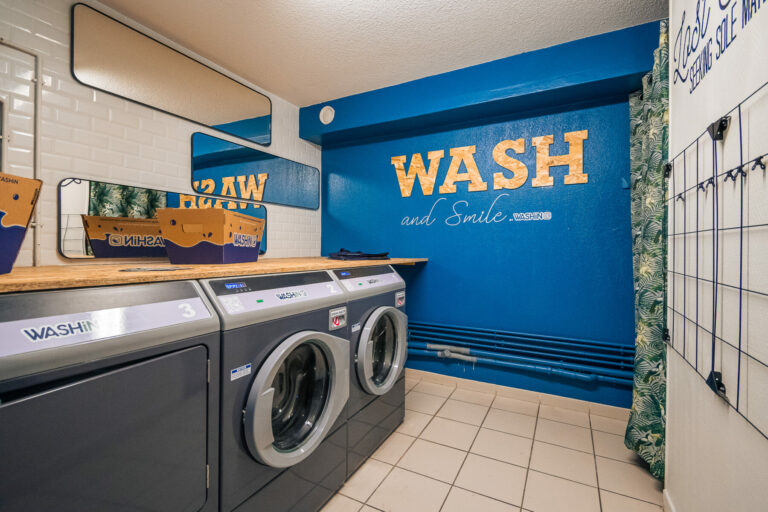 Les résidences UXCO ont choisi la laverie WASHiN !