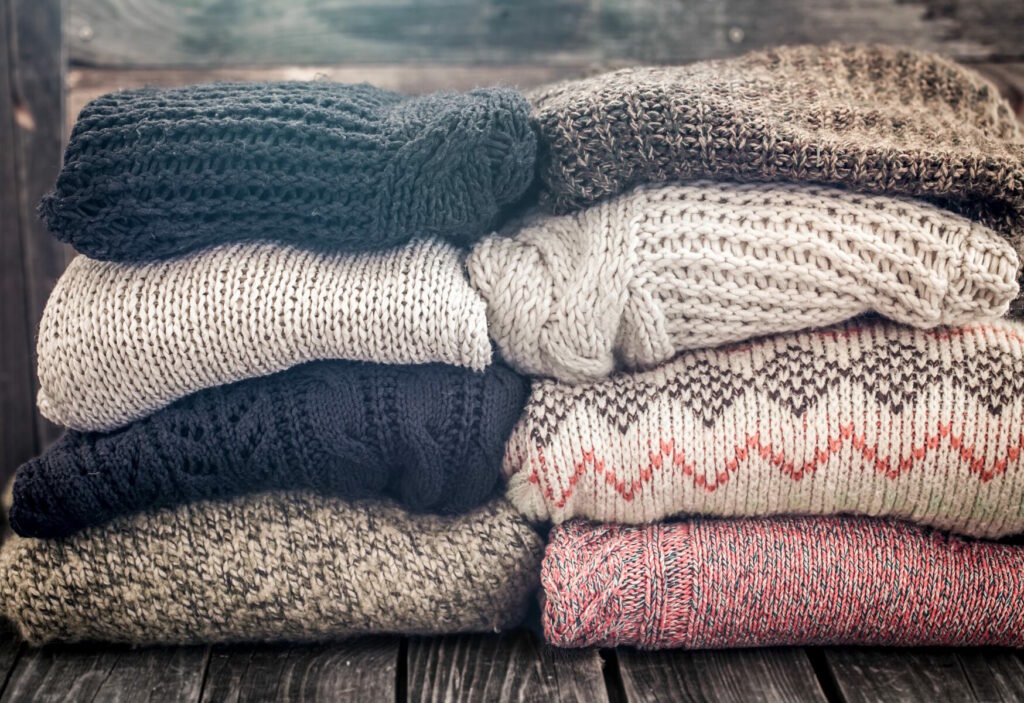 Lavage des pulls en laine